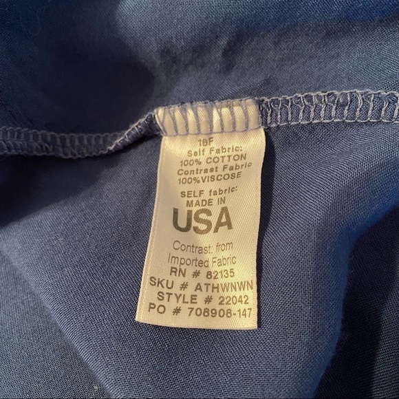 Fresh Produce Button Back 3/4 Sleeve Top - M - Picture 6 of 12